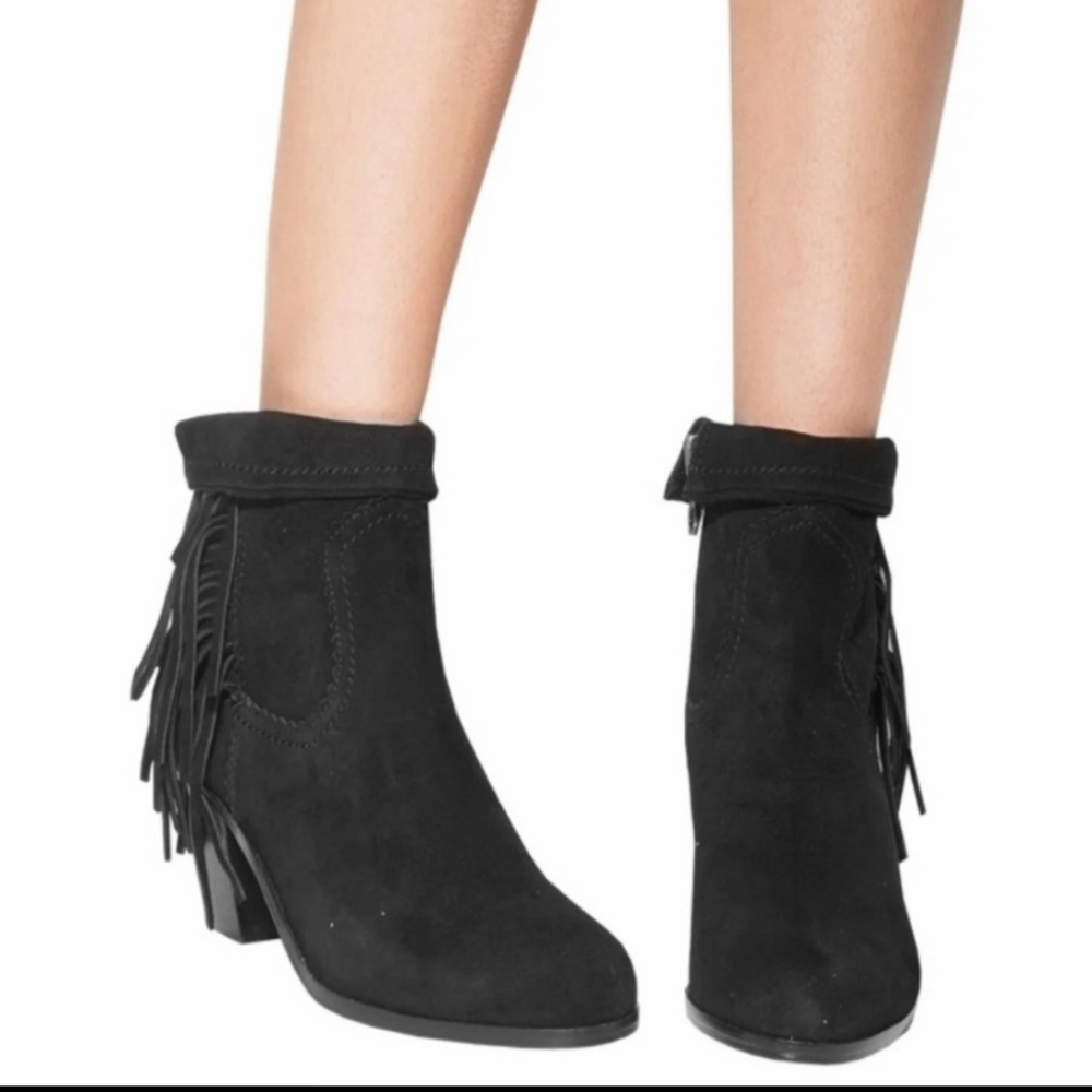 Sam Edelman Fringe Booties